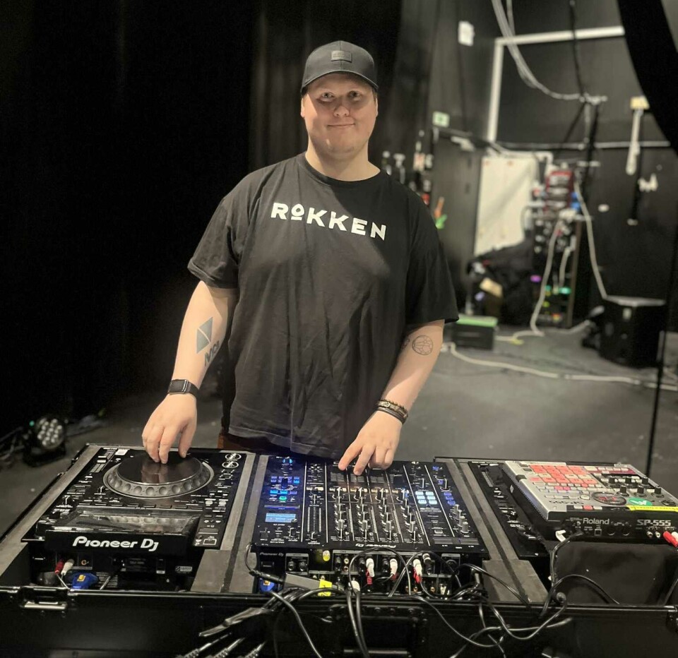 DJ: Håvard arrangerer blant annet DJ - kurs i regi av Rokken.