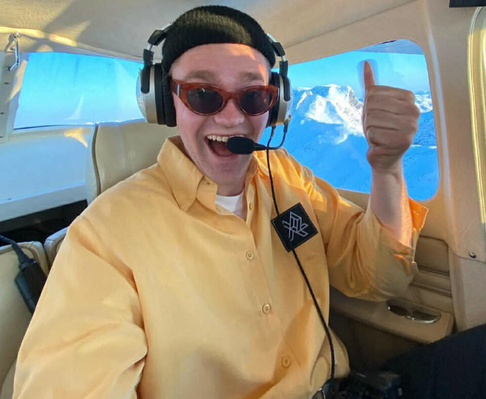 X2: Ole Henry i et fly under X2 festivalen i 2021.