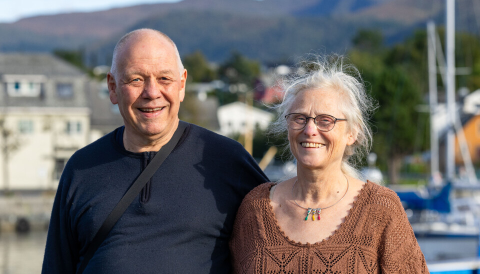 KJÆRLIGHET: Jostein og Wendi fant hverandre i Volda.