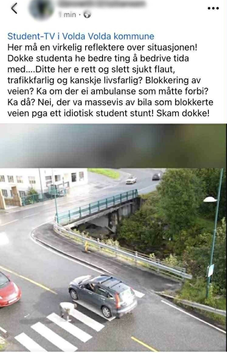 DEBATT: Stuntet har skapt reaksjoner i sosiale medier.